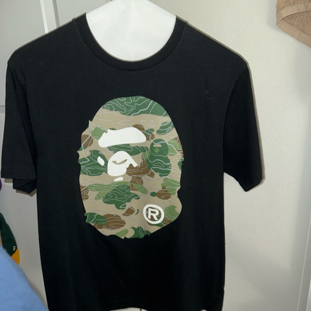 Bape black t shirt #bape #bapemens #bapetshirt #streetwear #menstshirt